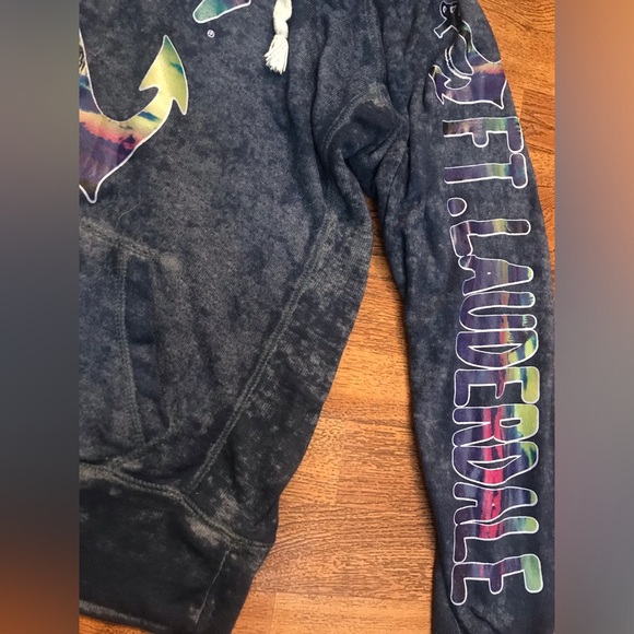 2)Ron Jon Hooded long sleeve shirts Size juniors Med - Picture 6 of 8